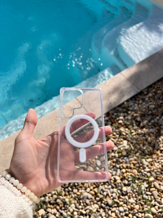 Coque Samsung S25 ultra, "Magnétique Transparente"
